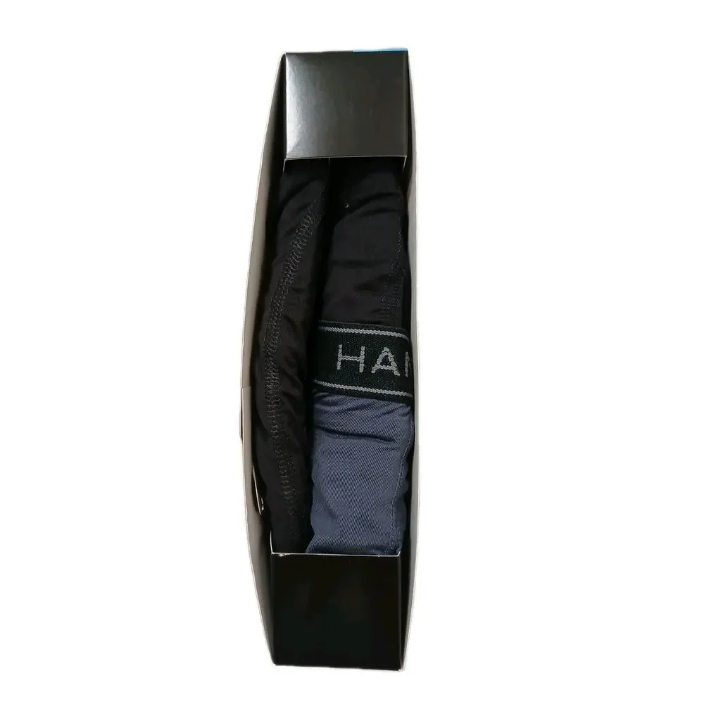 Hanes 3 Pc Boxer Briefs‎ X-Temp Comfort Stretch 2XL Black Gray Cool Odor Control
